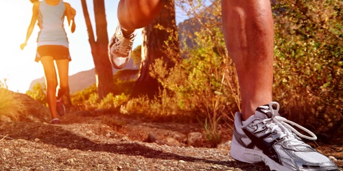 Trail running: appoggio sicuro del piede